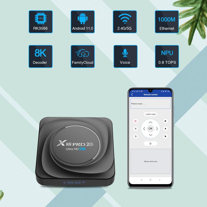 Hot New TV Box Factory - OEM X88 Pro 10.0 Android 10 Rochchip