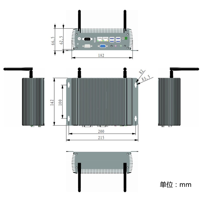 Fanless Mini Pc Supplier - OEM J1900 I3 I5 4G LTE Supported Linux