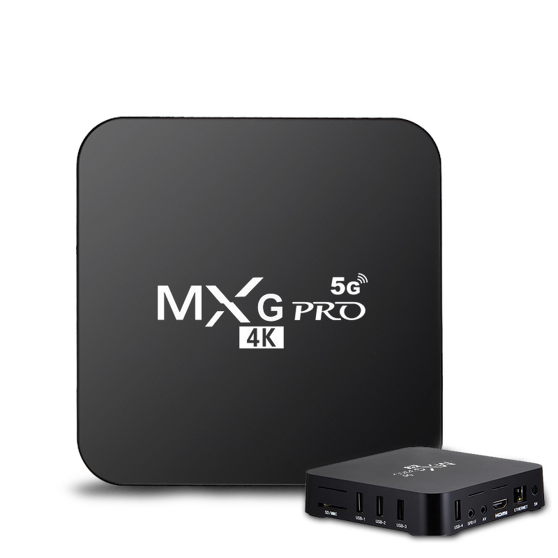 QUNSHI Dual Band Wifi TV Box Supplier - OEM MXg Pro Android Tv Boxes