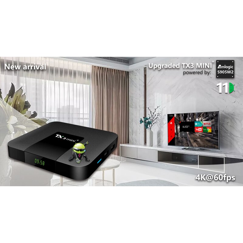 Qunshitech Original TV Box Factory - OEM Amlogic S905W2 Tx3 Mini