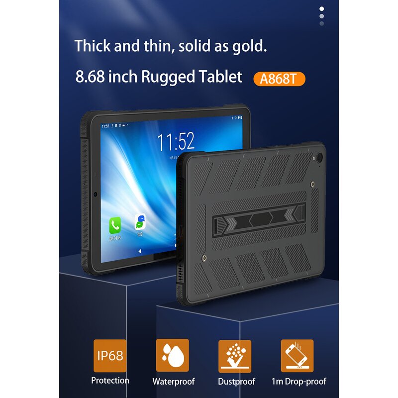 Ultra-thin Rugged Tablet PC Supplier - OEM IP68 8.68inch MTK8788