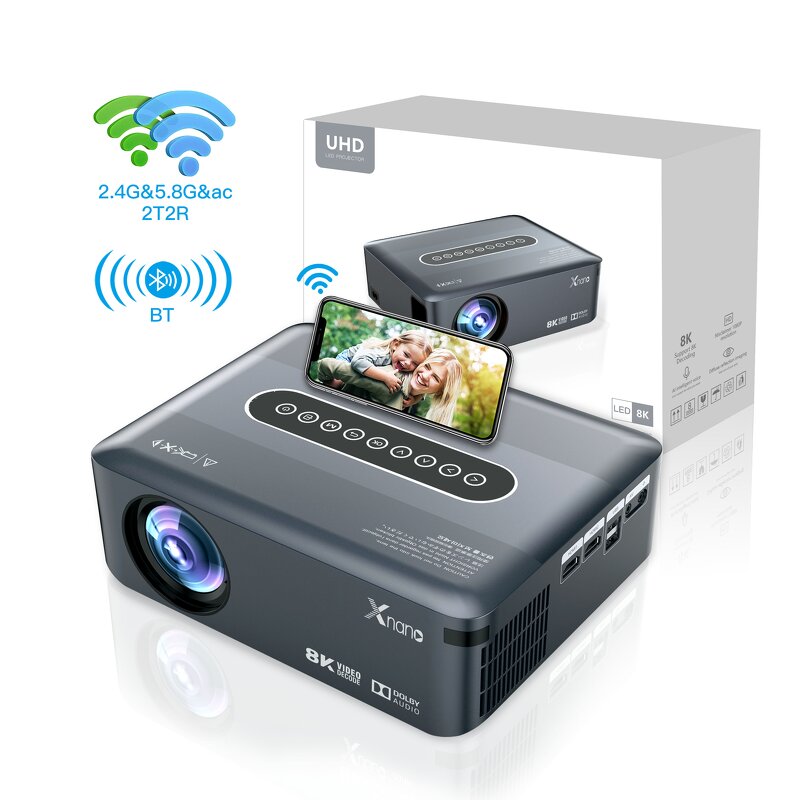 Multimedia Mini Projector Manufacturer - OEM QUNSHI TECH X1 HD