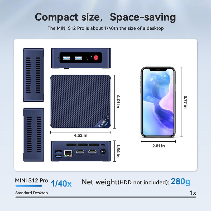 Mini PC Supplier - OEM Beelink 2023 NEWEST S12 Pro Intel N95
