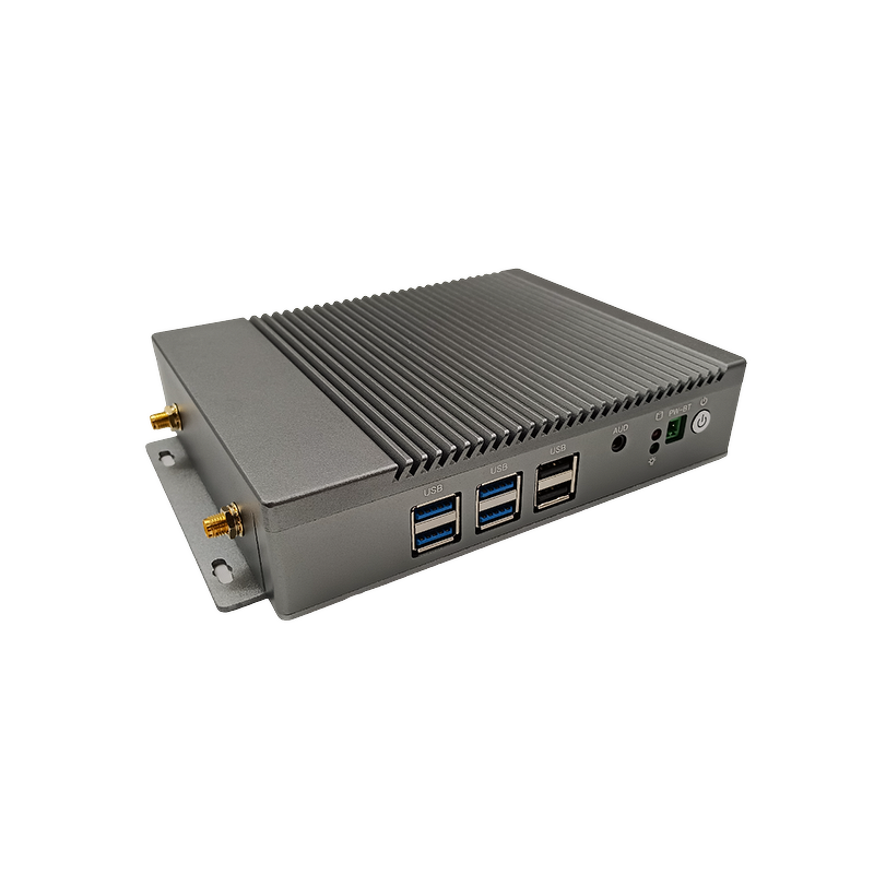Industrial Fanless PC Supplier - OEM J6412 DDR4 Mini Computer Dual