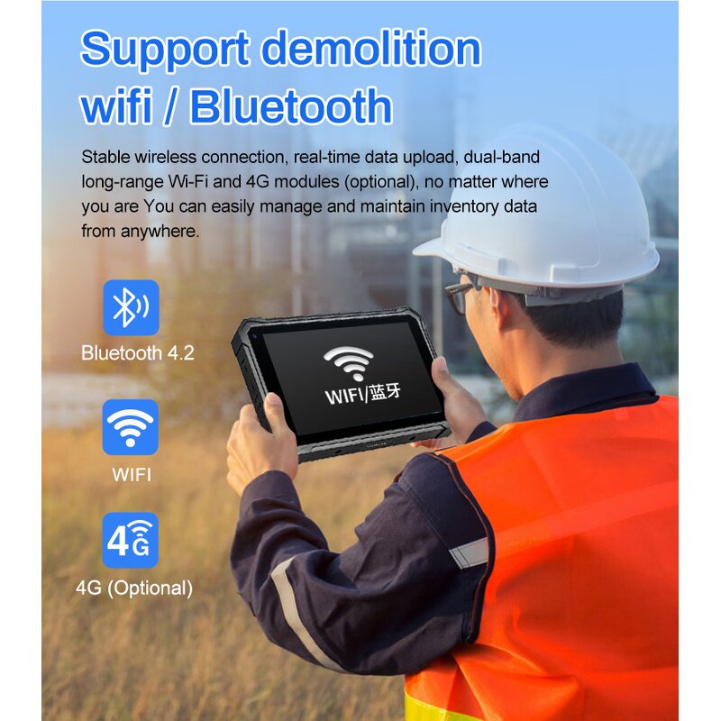 Rugged Waterproof Tablet Factory - OEM 8-Inch MTK6771 Front Camera