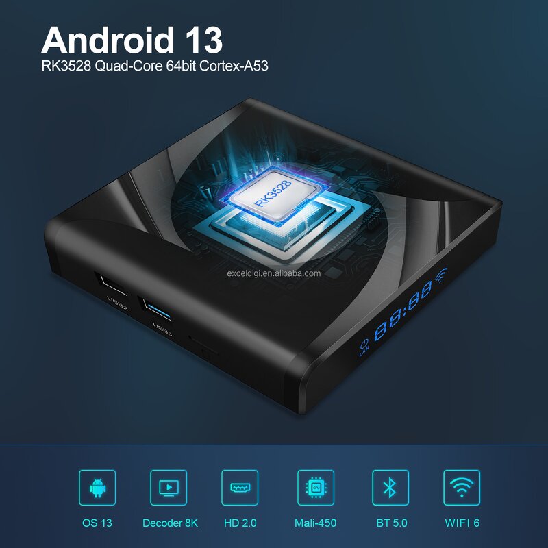 New Arrival RK3528 Android TV Box Manufacturer - OEM 4K 8K OTA Set