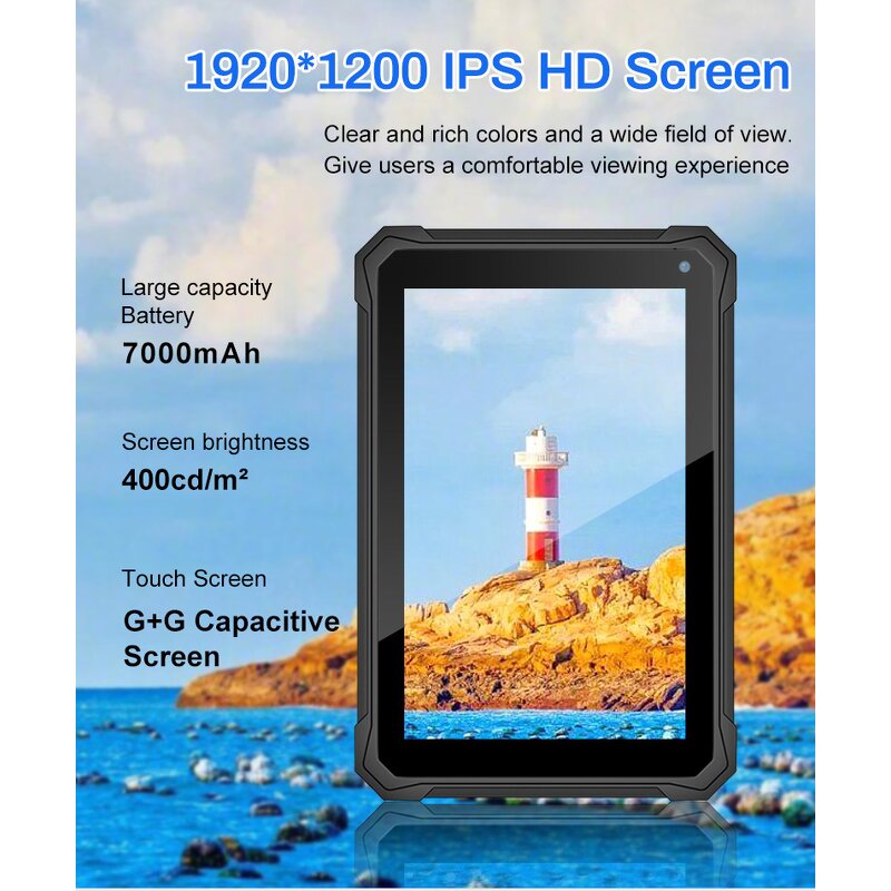 Rugged Waterproof Tablet Factory - OEM 8-Inch MTK6771 Front Camera