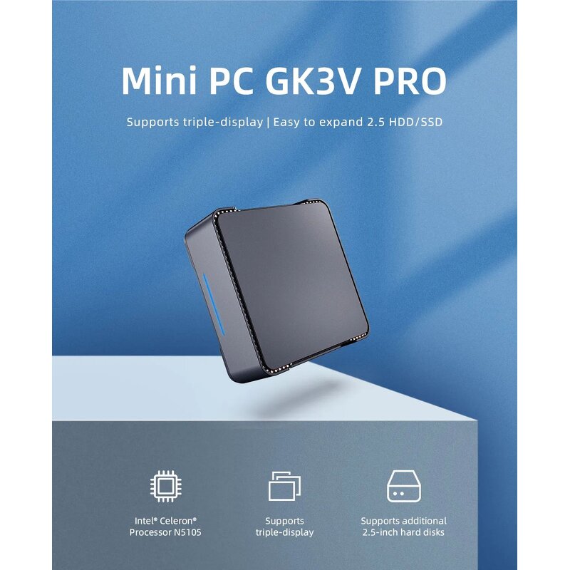 GK3 PRO Mini PC Supplier - OEM Factory Price Intel N5105 Win 11