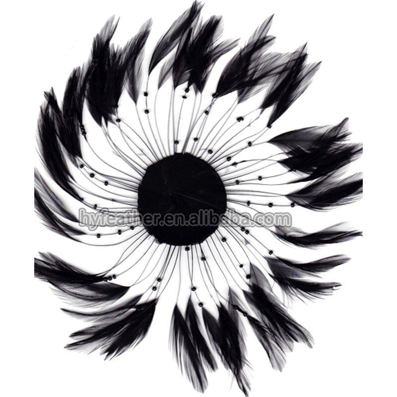 Chicken Hackle Feather Plate Supplier - Rainbow Millinery