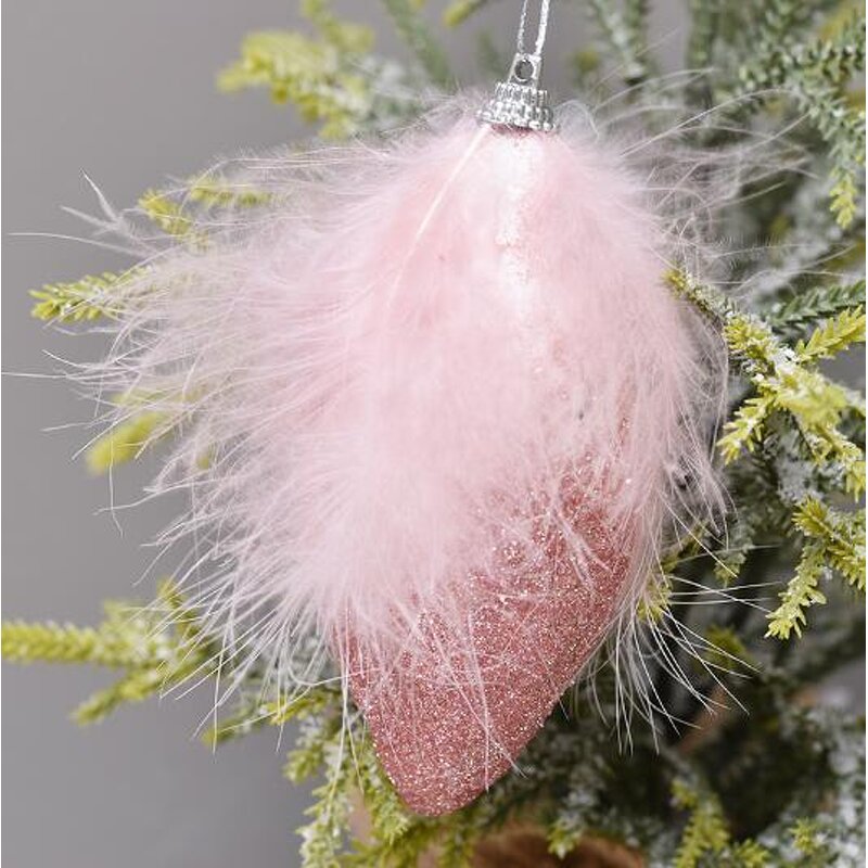 Turkey Feather Christmas Ball Factory - Natural Marabou Wedding