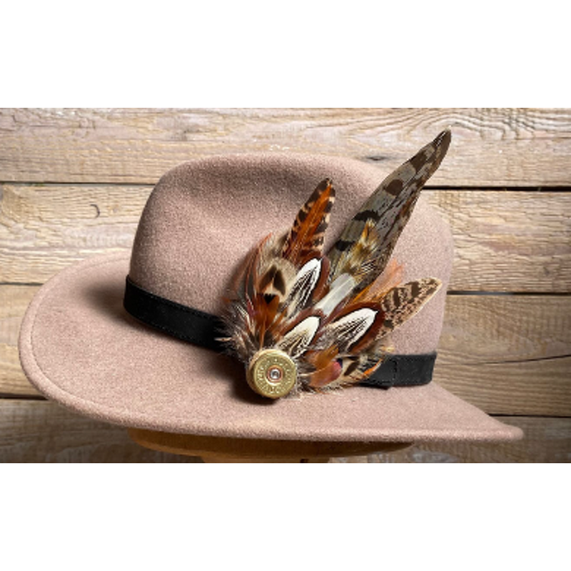 Pheasant Feather Trim Pin Factory - Custom Hat Accessory