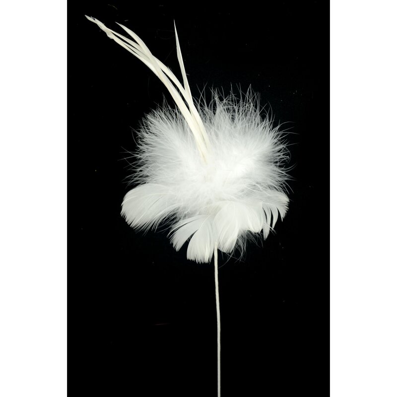 Artificial Feather Floral Pick Manufacturer - Wire Stem Decor