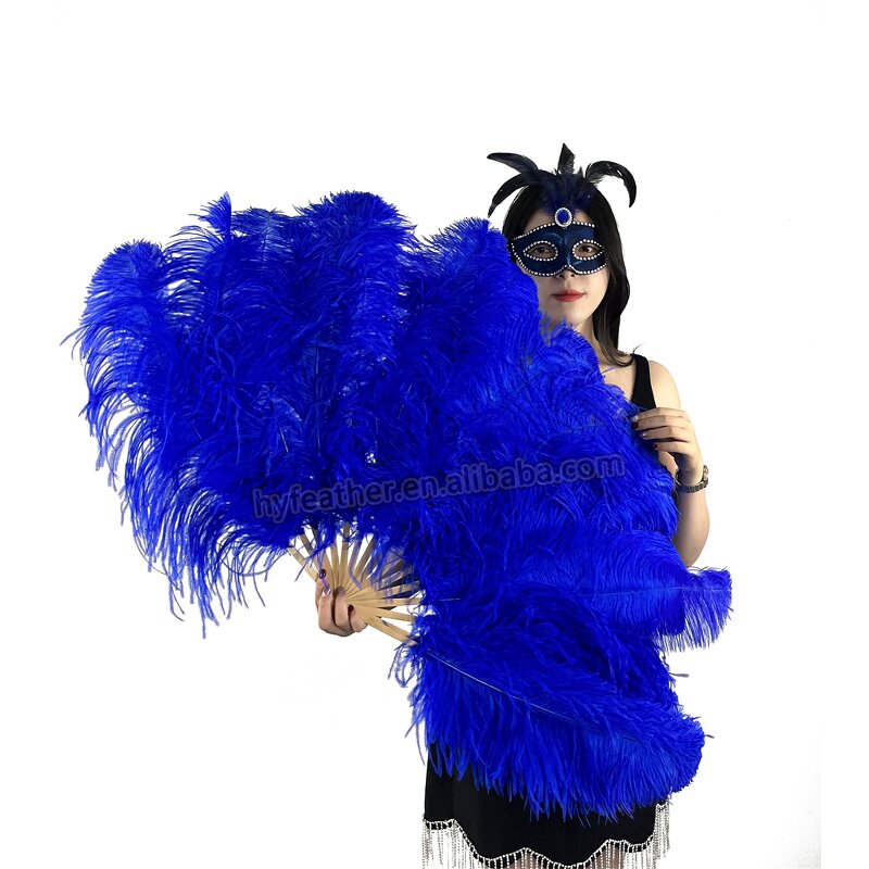 Ostrich Feather Hand Fan Supplier - Bridal Wedding Accessory