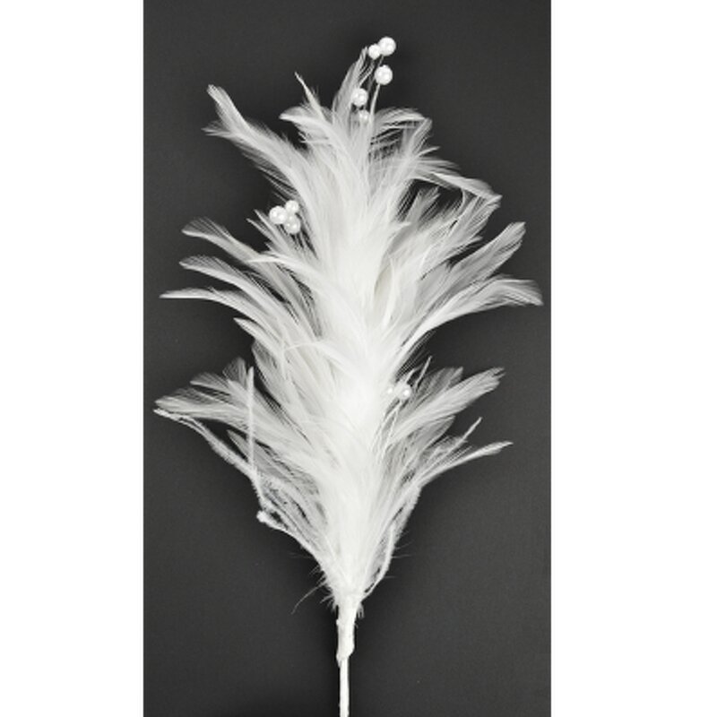 Artificial Feather Floral Pick Factory - White Wedding Vase