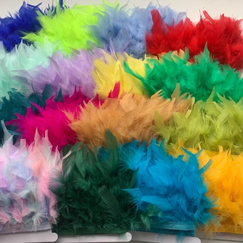 Turkey Feather Fringe Manufacturer - Quality Clothing Dress Trim