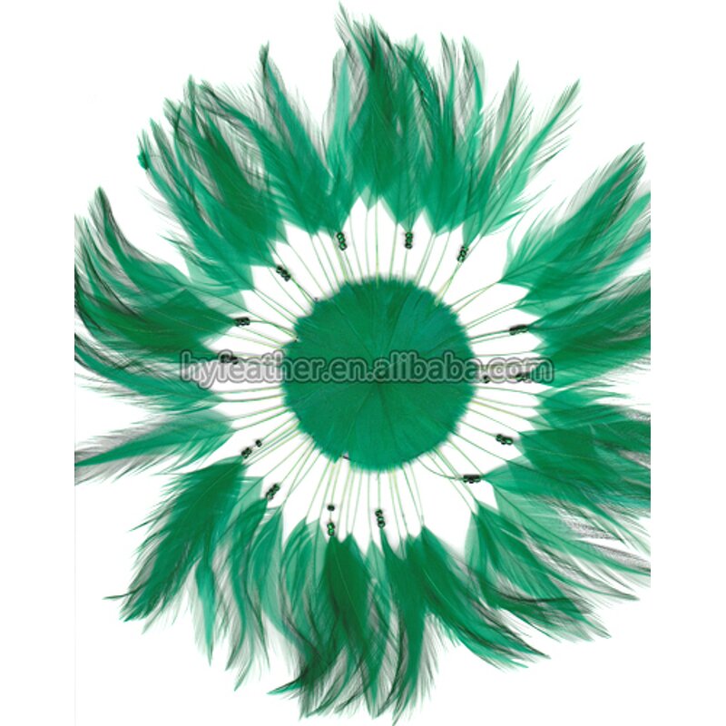 Chicken Hackle Feather Plate Manufacturer - Black Hat Accessory