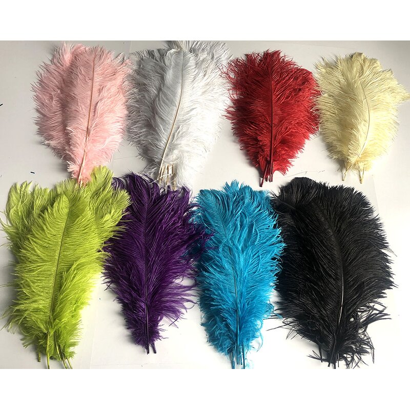 Ostrich Feathers Supplier - Yellow Plume Party Decor