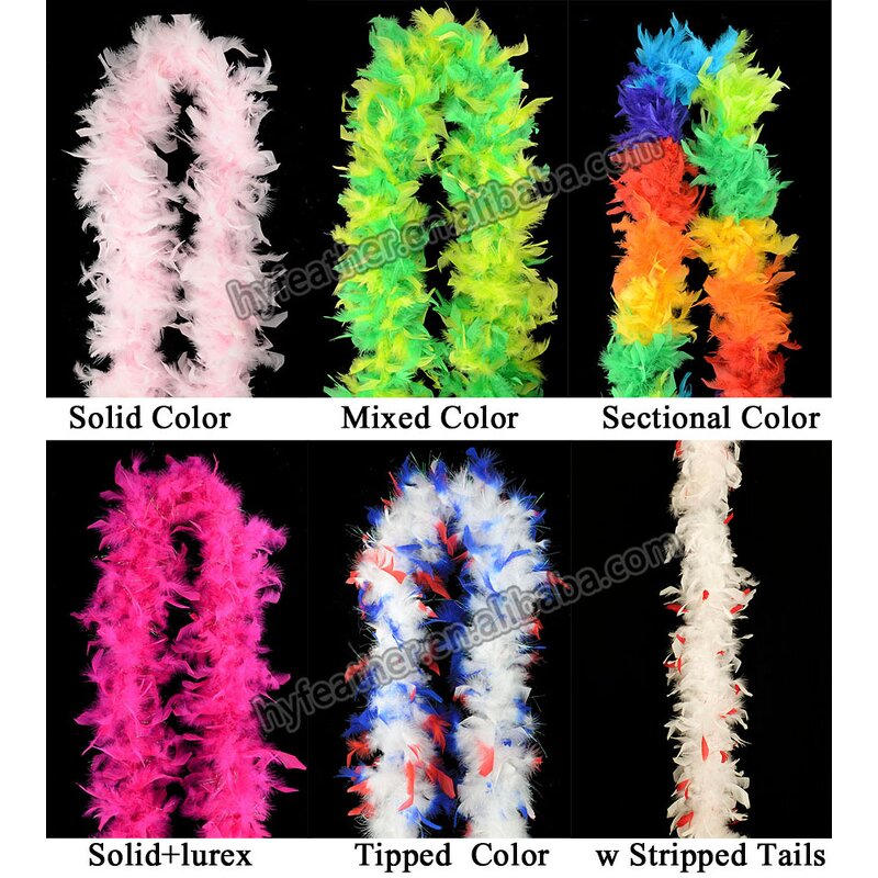 Turkey Feather Boa Factory - Dyed Bulk Party Decor