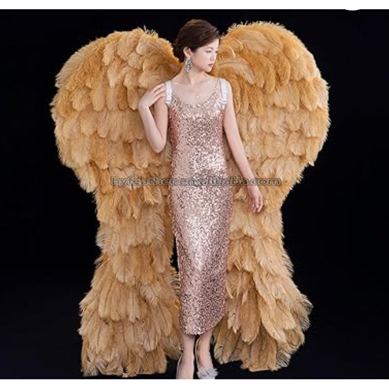 Ostrich Feather Angel Wings Manufacturer - Wholesale Large Decor