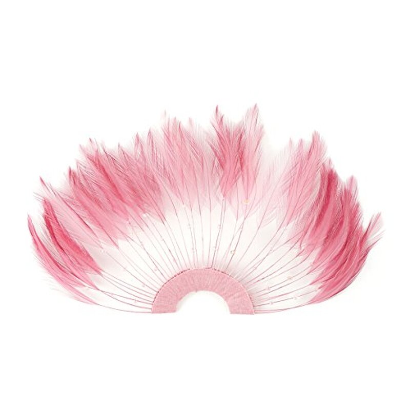 Chicken Hackle Feather Plate Supplier - Black Costume Craft