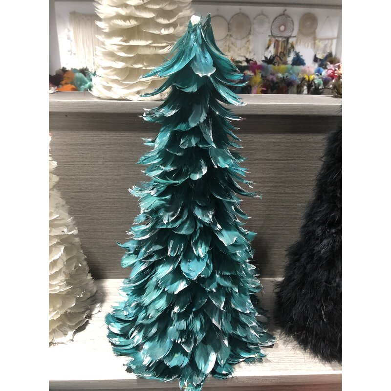 Rooster Feather Tree Manufacturer - Green Red Farmhouse Decor