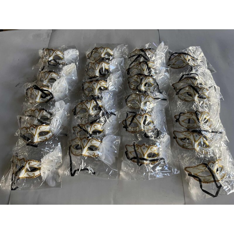 Venetian Mask Supplier - Feather Carnival Party Accessory
