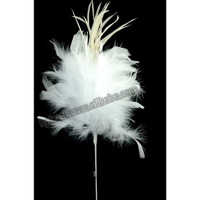 Artificial Feather Floral Pick Factory - White Wedding Vase
