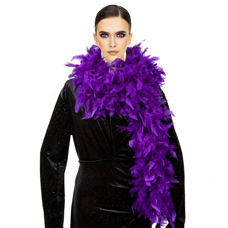 Turkey Feather Boa Manufacturer - Pure White Scarf Christmas