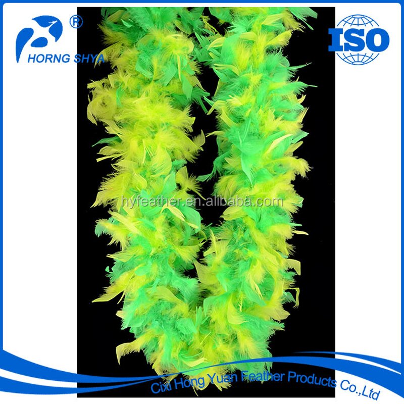 Turkey Feather Boa Manufacturer - 120g Rainbow Scarf Decor