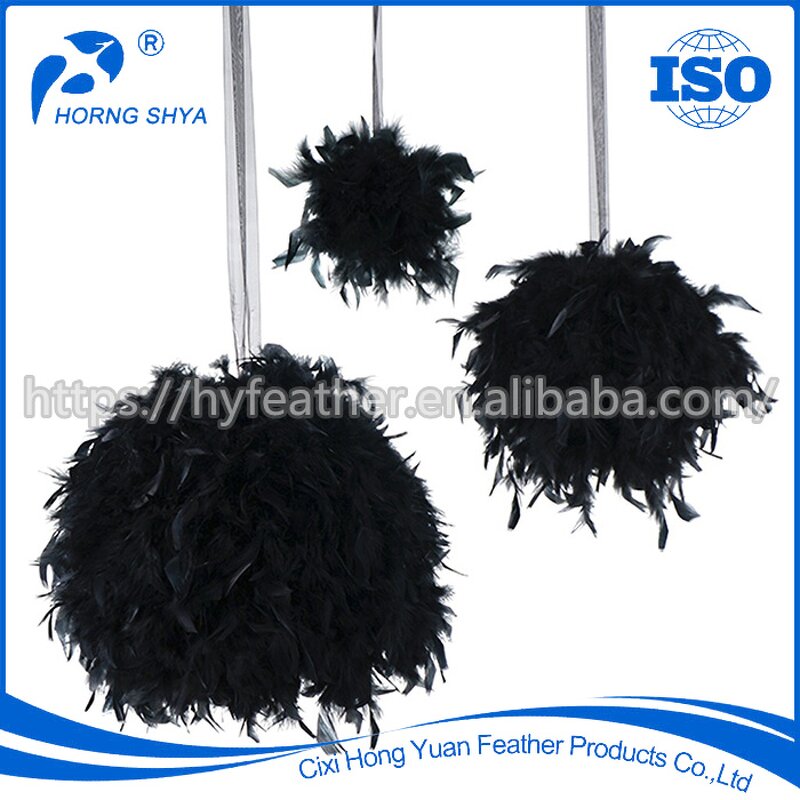 Turkey Feather Christmas Ball Supplier - Purple Chandelle