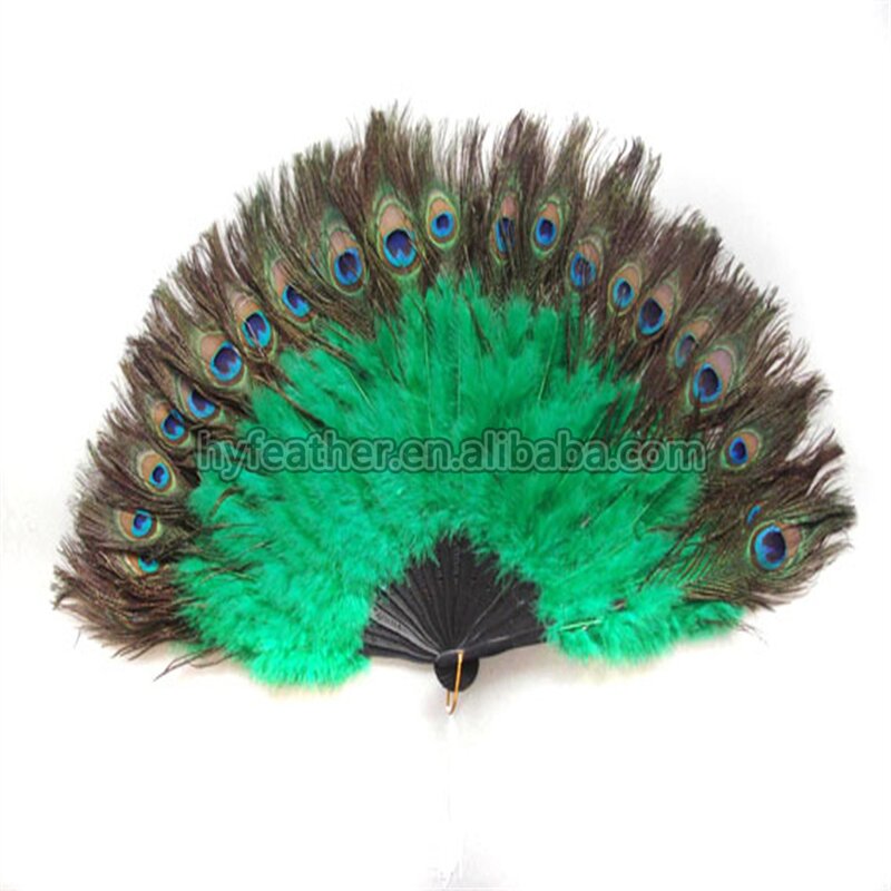 Peacock Feather Hand Fan Factory - Hand Decorative Party