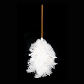 Ostrich Feather Duster Factory - Natural Color Office Supply