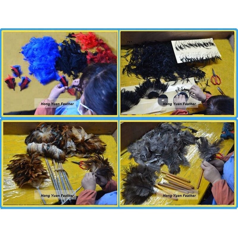 Turkey Feather Duster Manufacturer - White Eco-friendly Office