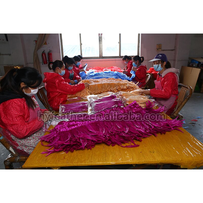 Chicken Feather Fringe Manufacturer - Sewing Ribbon Trim Custom