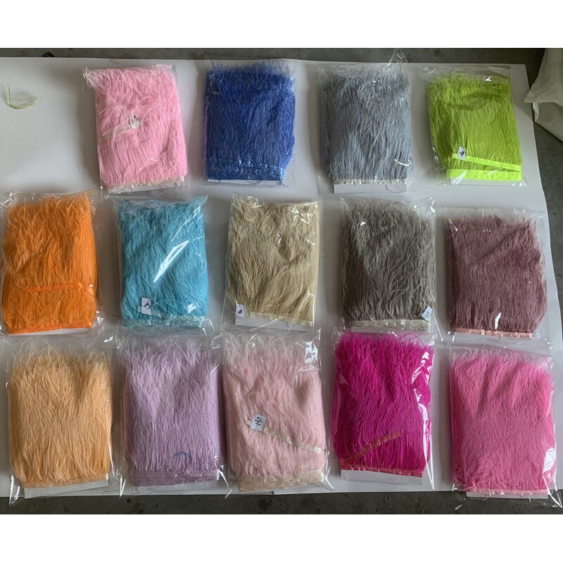 Ostrich Feather Fringe Factory - Dyed Sewing Lace Trim