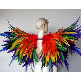 Rooster Feather Angel Wing Manufacturer - Beautiful Carnival
