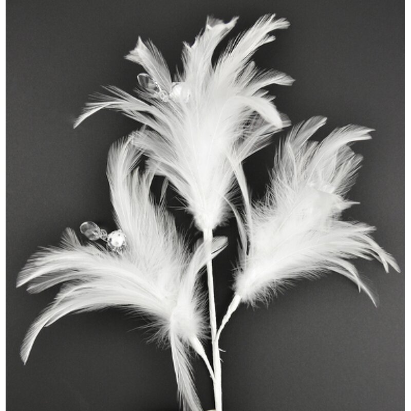 Artificial Feather Floral Pick Manufacturer - Wire Stem Decor