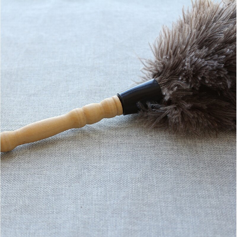 Ostrich Feather Duster Factory - Grey Eco-friendly Cleaning