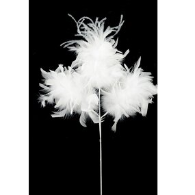 Artificial Feather Floral Pick Manufacturer - Wire Stem Decor