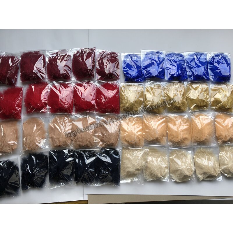 Feather Pads Supplier - Natural Millinery Hair Clip Decor