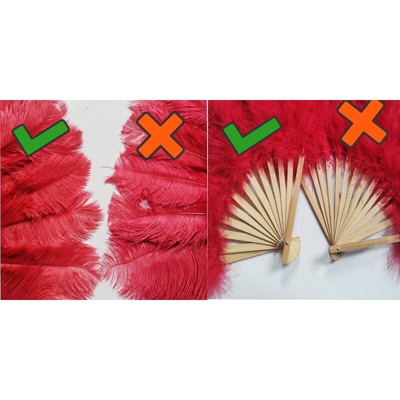 Turkey Feather Fan Factory - White Women Costume Show