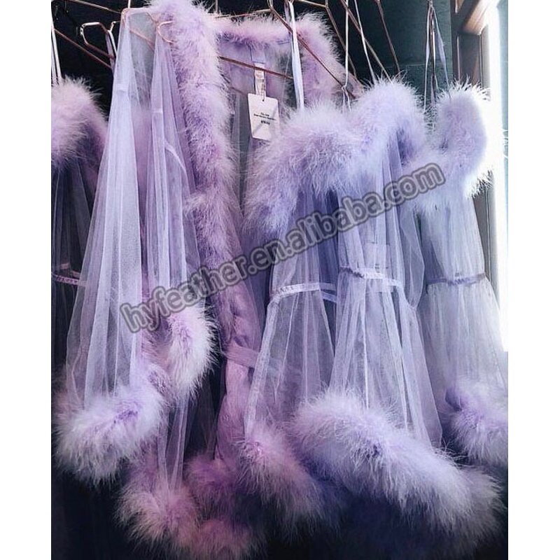 Turkey Feather Boa Factory - Purple Scarf Party Decor