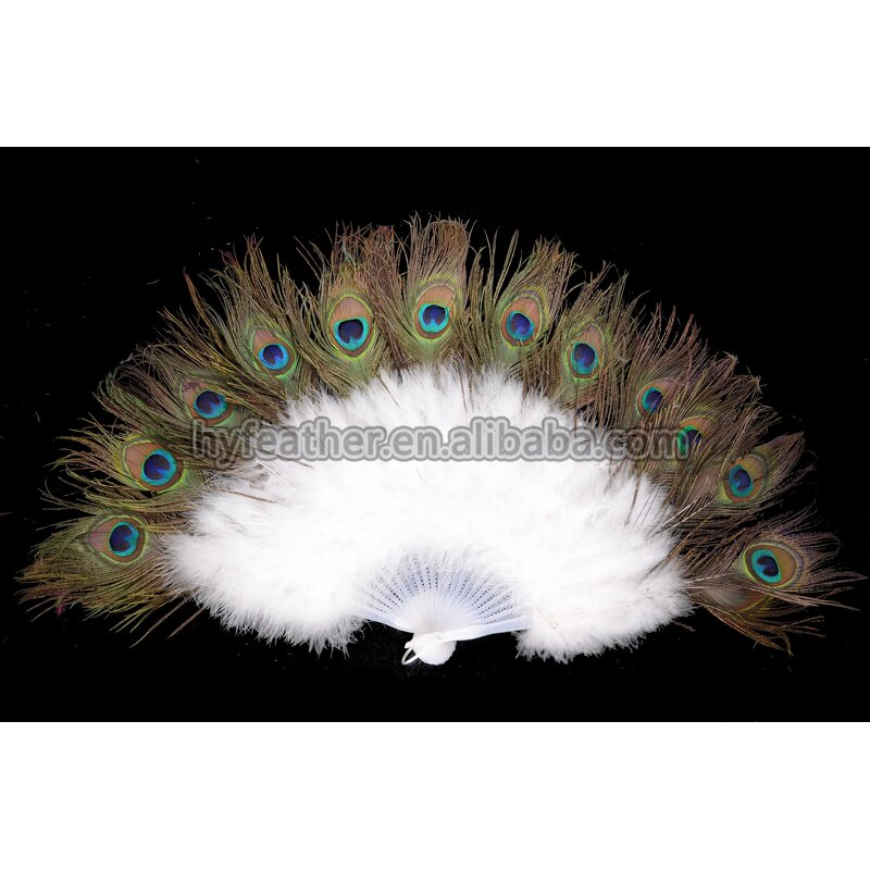 Peacock Feather Hand Fan Factory - Hand Decorative Party