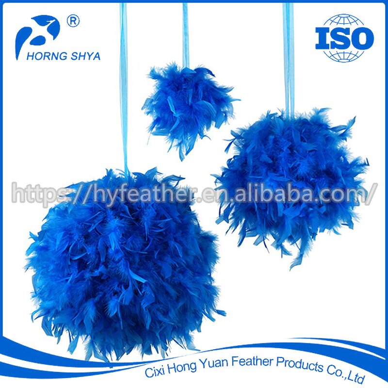 Turkey Feather Christmas Ball Supplier - Purple Chandelle