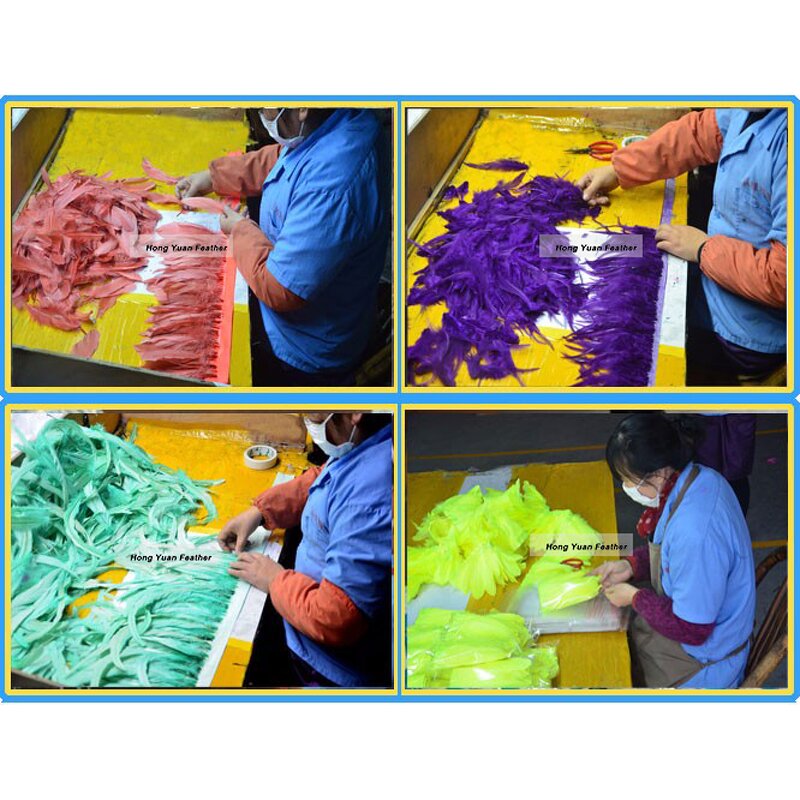 Ostrich Feather Fringe Supplier - Handmade Fabric Ribbon Trim