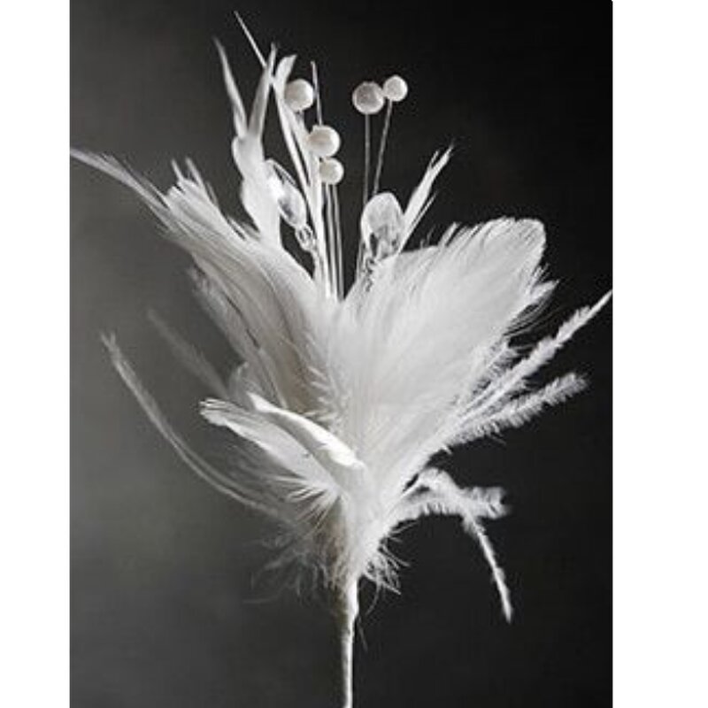 Artificial Feather Floral Pick Manufacturer - Wire Stem Decor