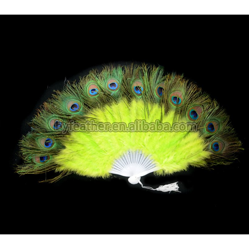 Peacock Feather Hand Fan Factory - Hand Decorative Party