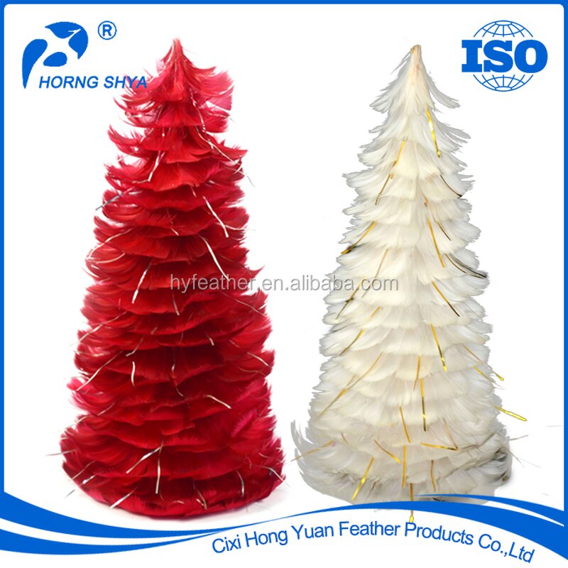 Feather Christmas Tree Manufacturer - DIY White Holiday Decor