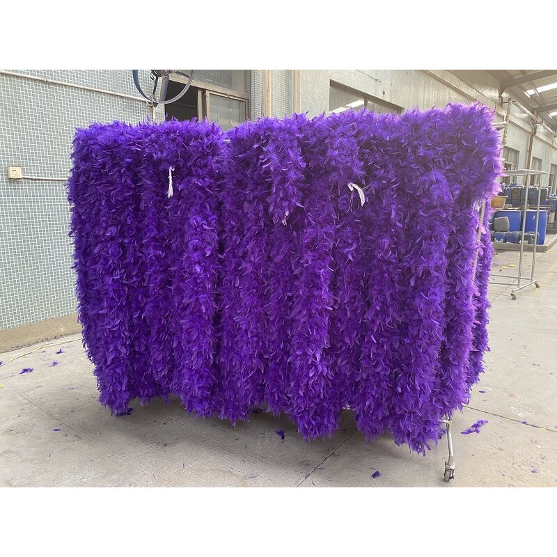 Turkey Feather Boa Factory - 50g Blue Scarf Party Decor