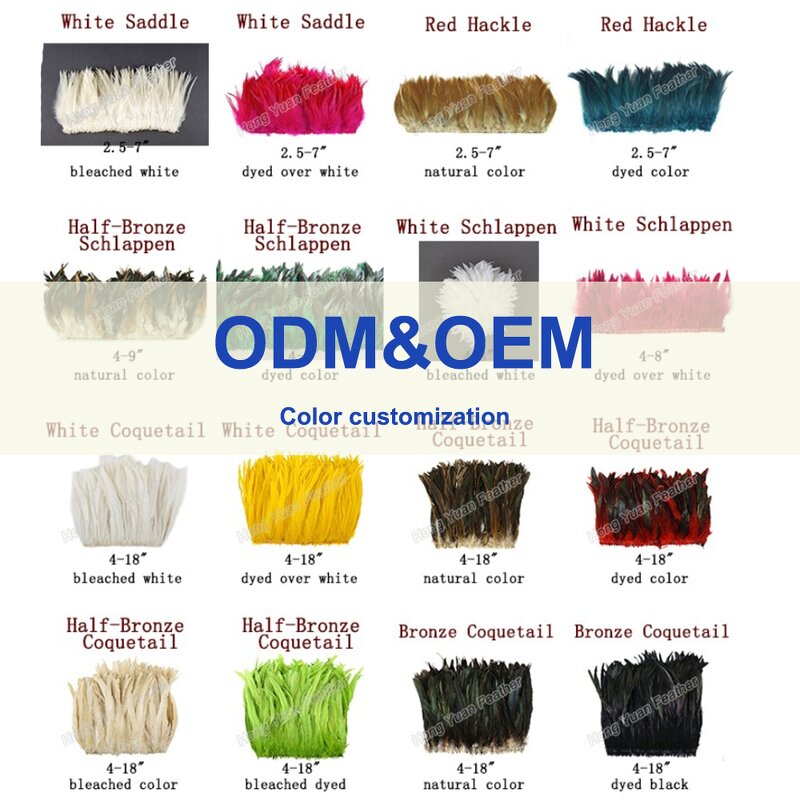 Rooster Tail Feather Manufacturer - Blue Craft Millinery